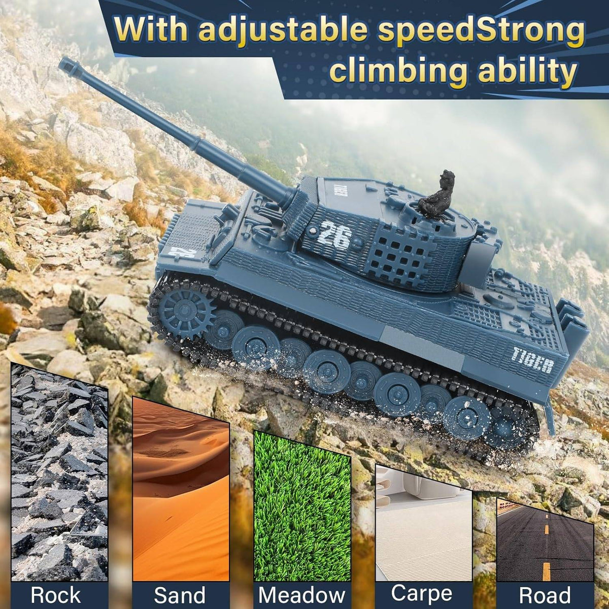 Precision Command Remote-Controlled Military Vehicle