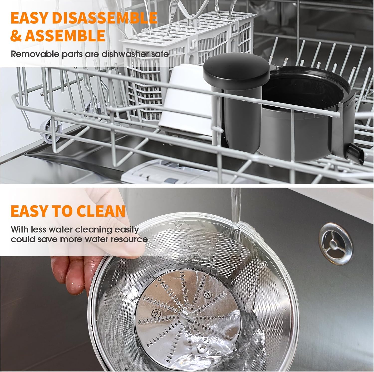 3-Speed Cold Press Juicer for Fresh Juice Extraction