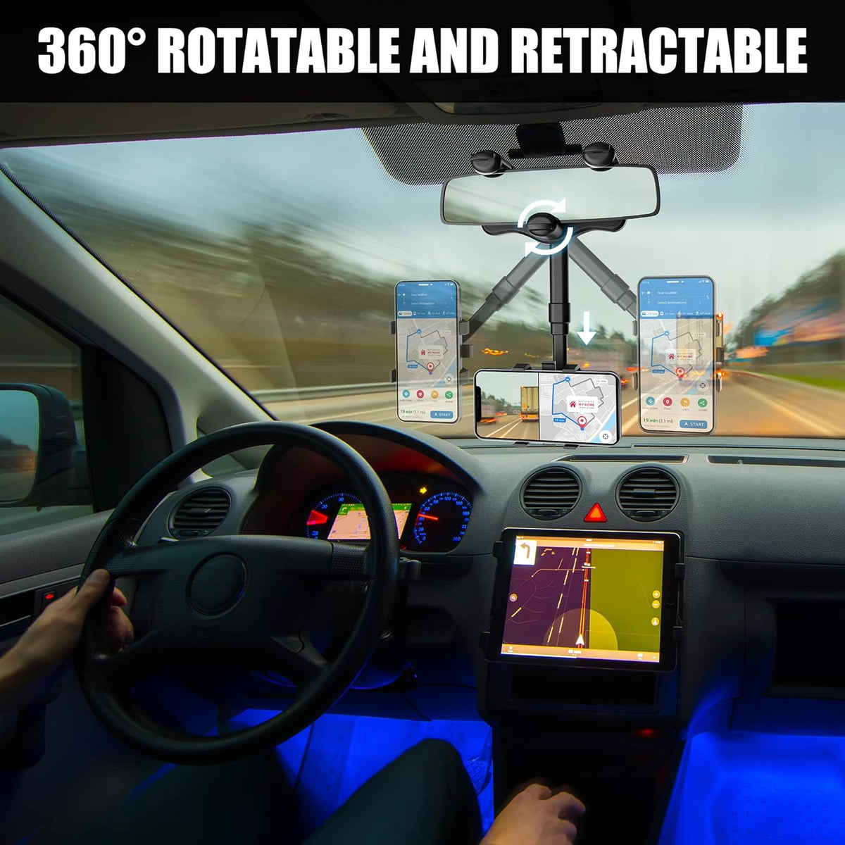 Elevate Your Navigation: Car Mirror Phone Mount