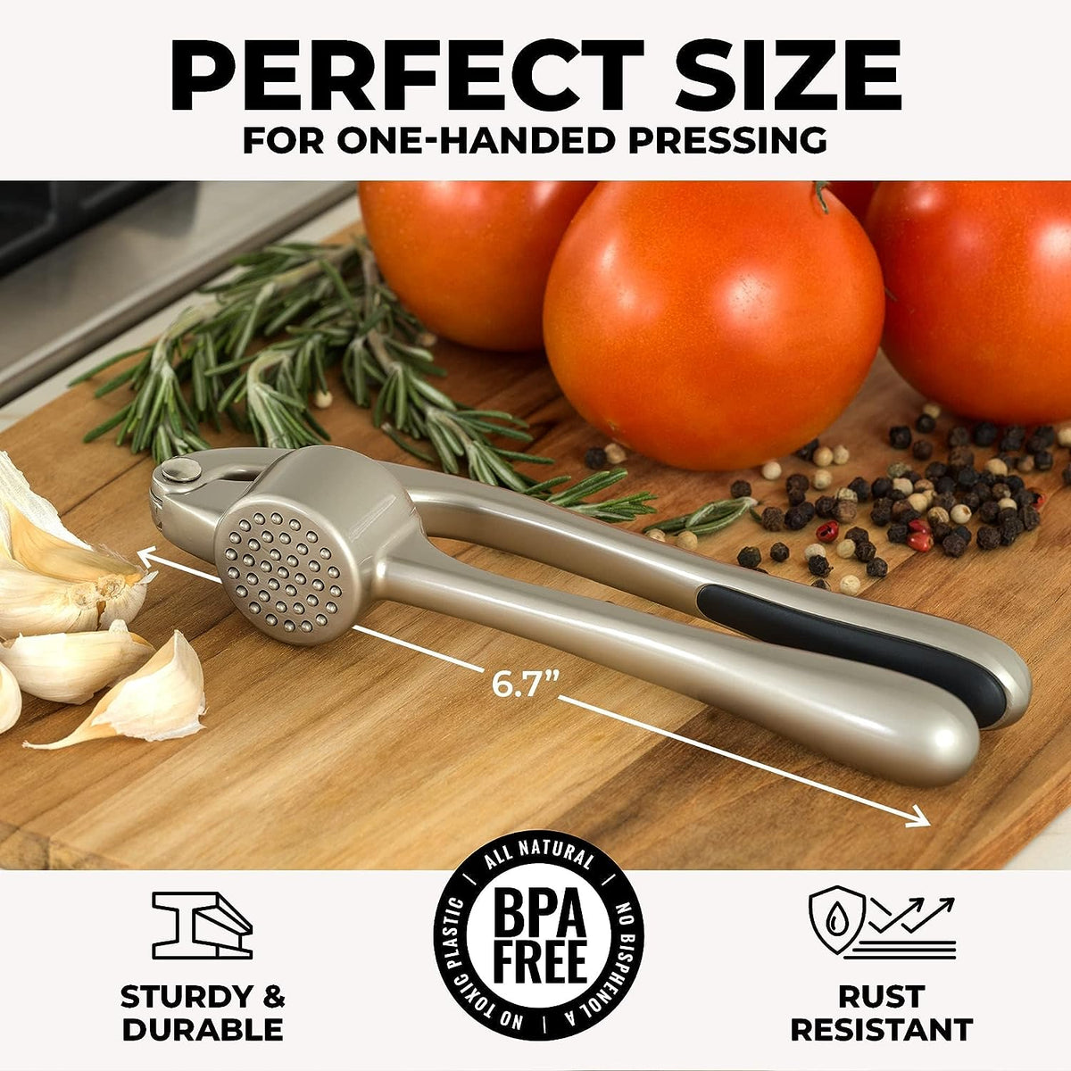 Effortless Garlic & Ginger Mincer Tool