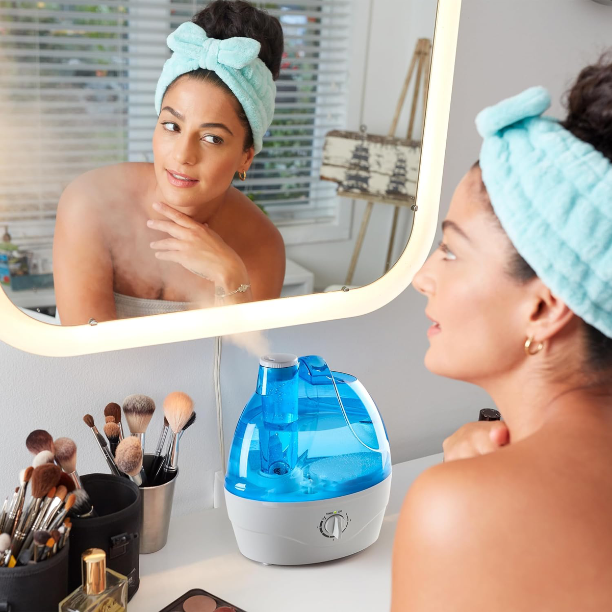 Breathe Easy Ultrasonic Humidifier – 2.2L Cool Mist Solution