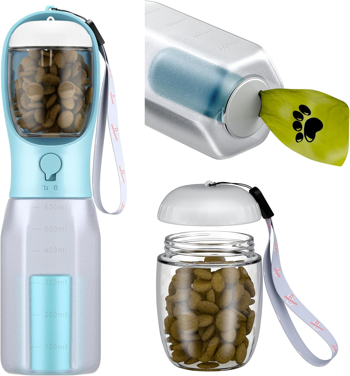 All-in-One Pet Hydration and Snack Dispenser