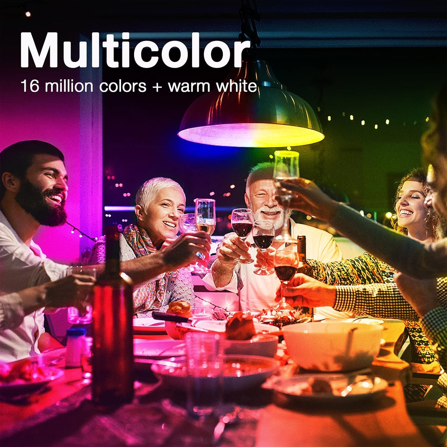 Smart Wi-Fi Color Changing LED Light Bulbs