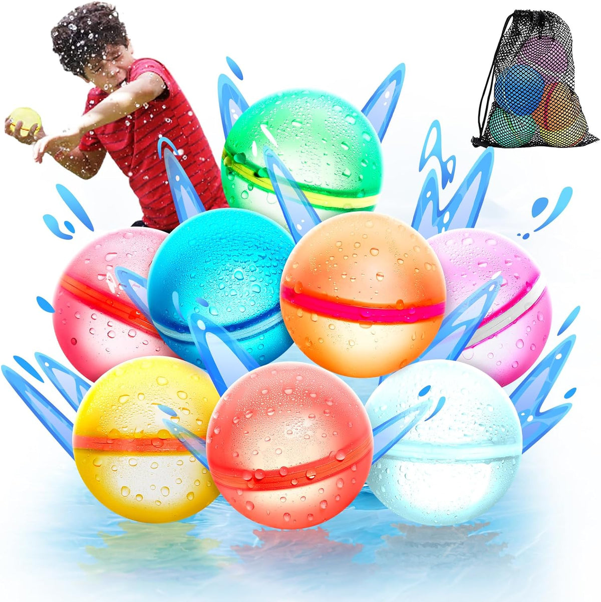 Eco-Friendly Magnetic Splash Balls for Endless Fun
