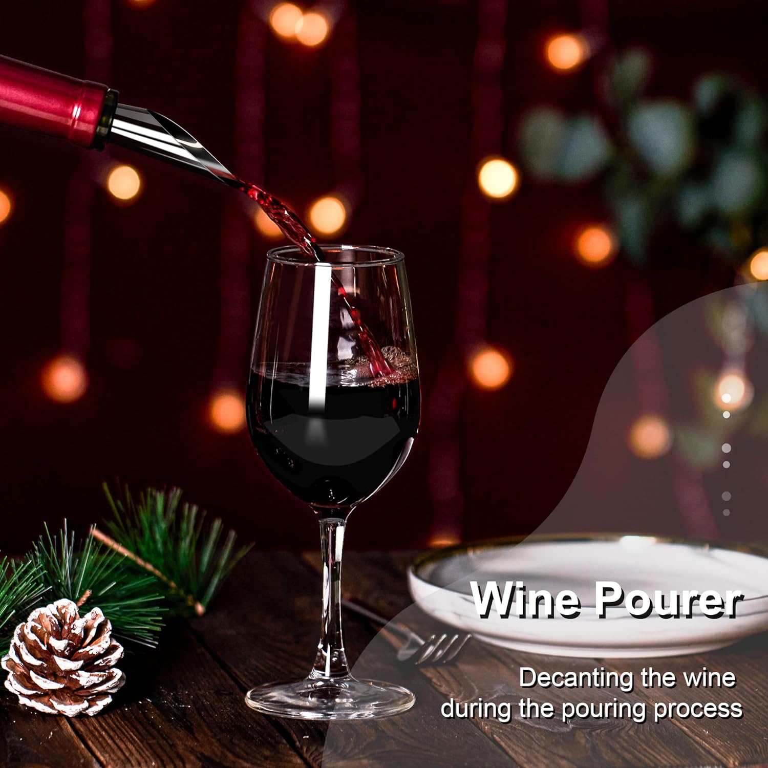 Effortless Wine Opener Set with Air-Sealing Preserver and Foil Cutter