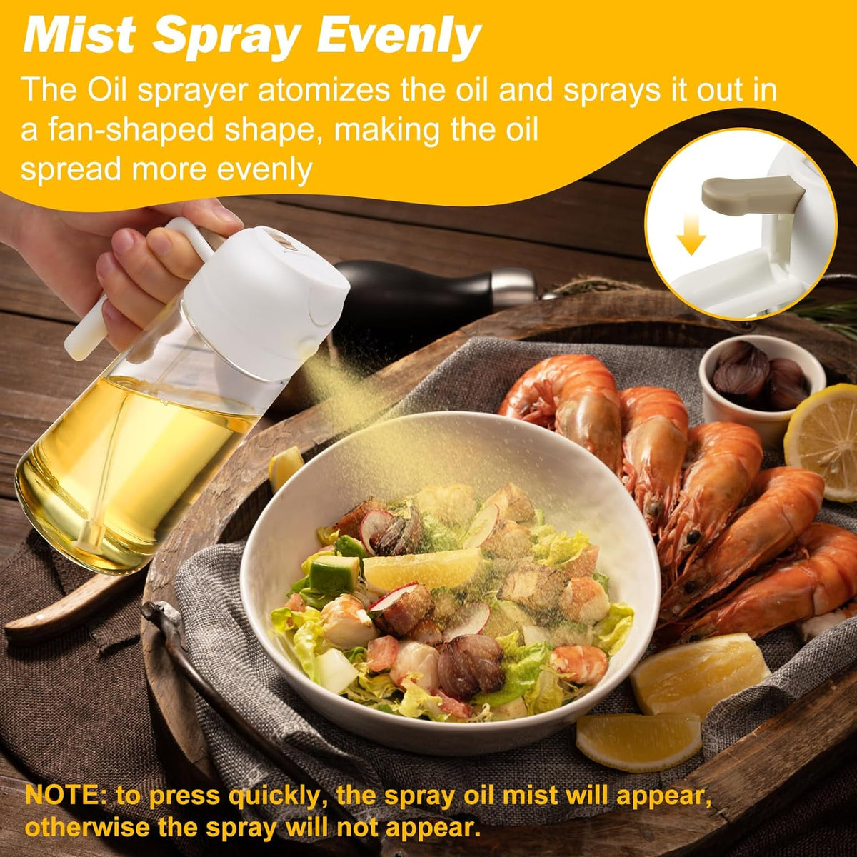 Dual-Function Oil Dispensing and Spraying Bottles – Set of 2