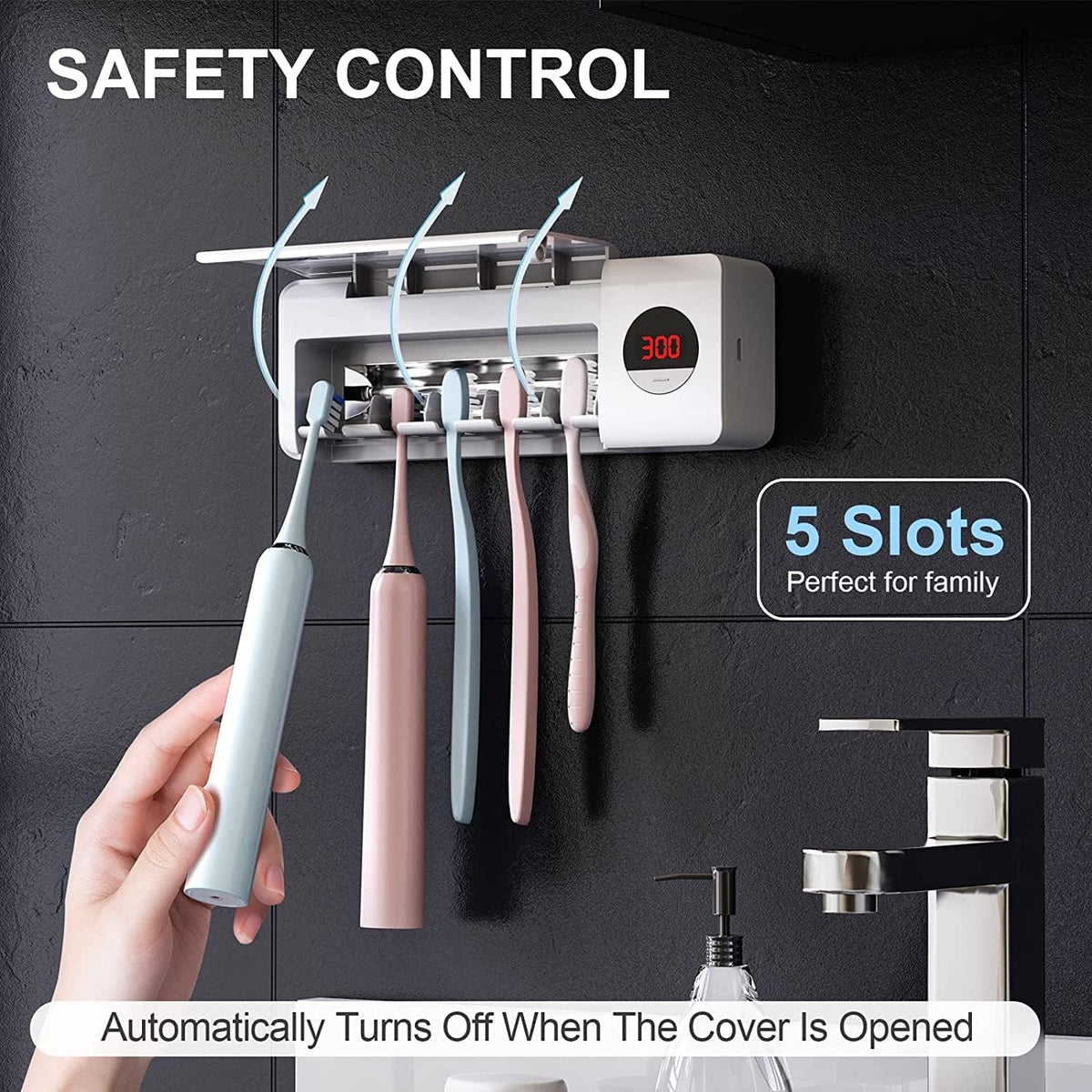 Germ-Free Toothbrush Sanitizing Station