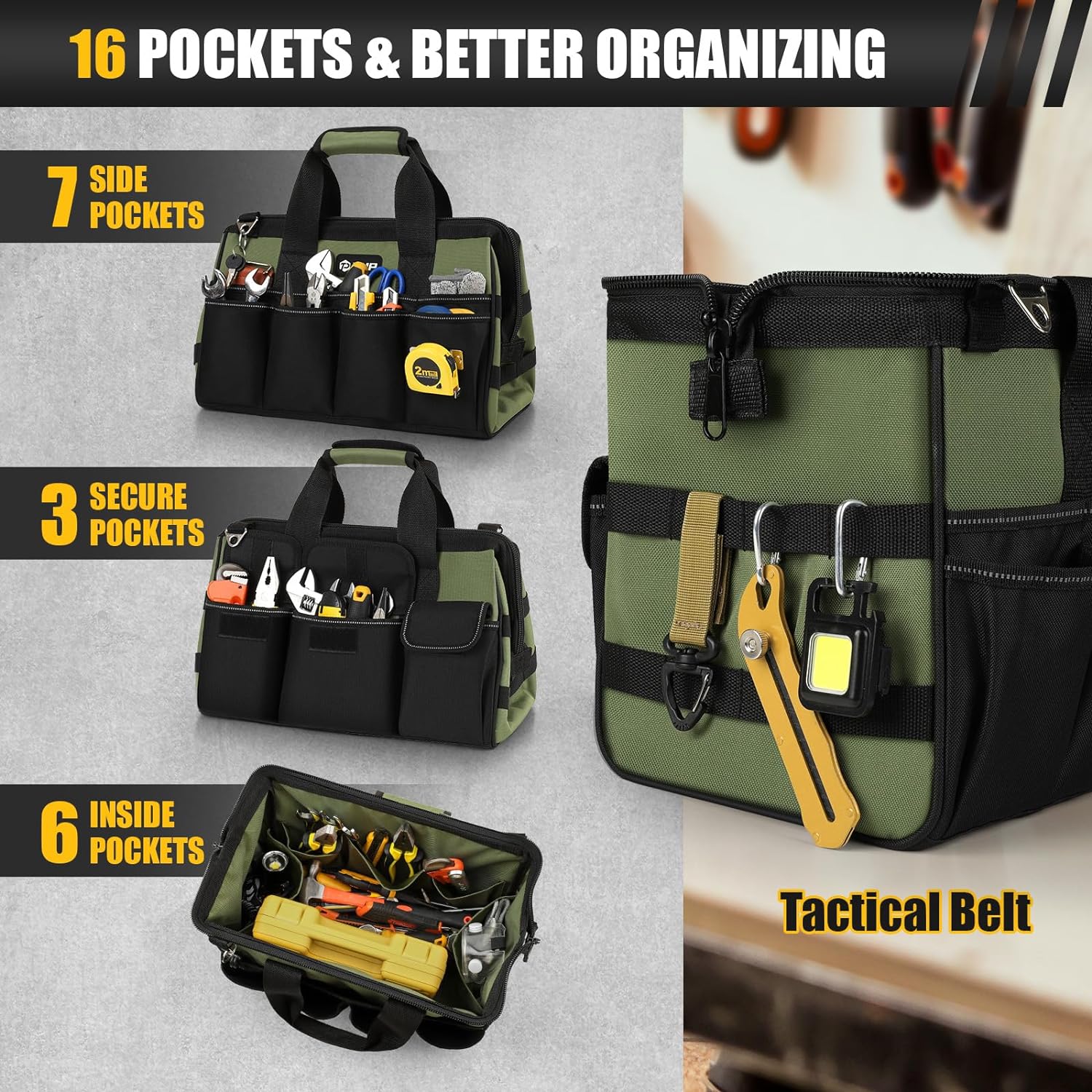 Ultimate Heavy-Duty Tool Carrier with Smart Organization