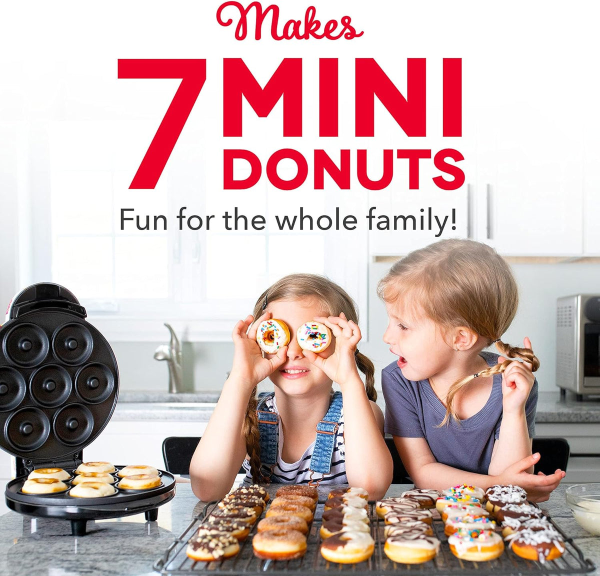 Compact Donut Baking Appliance for Delicious Treats