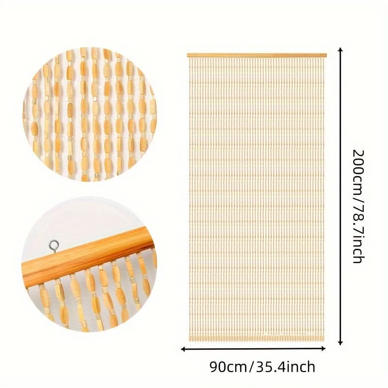 Bamboo Breeze – Elegant Hanging Curtain for Doors & Spaces