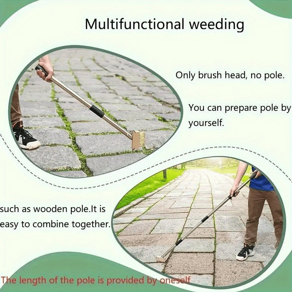 EcoScraper – Long-Handled Manual Weeding Tool for Gaps