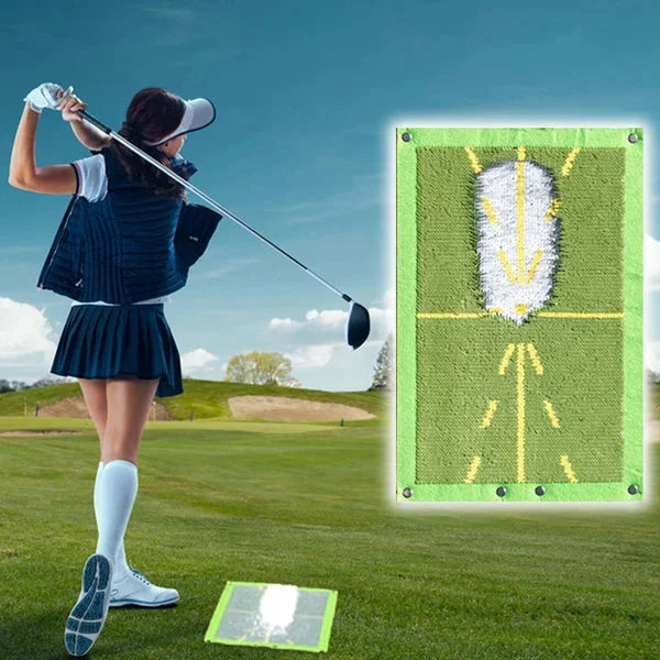 SwingMaster Pro Golf Training Mat for Precision Practice