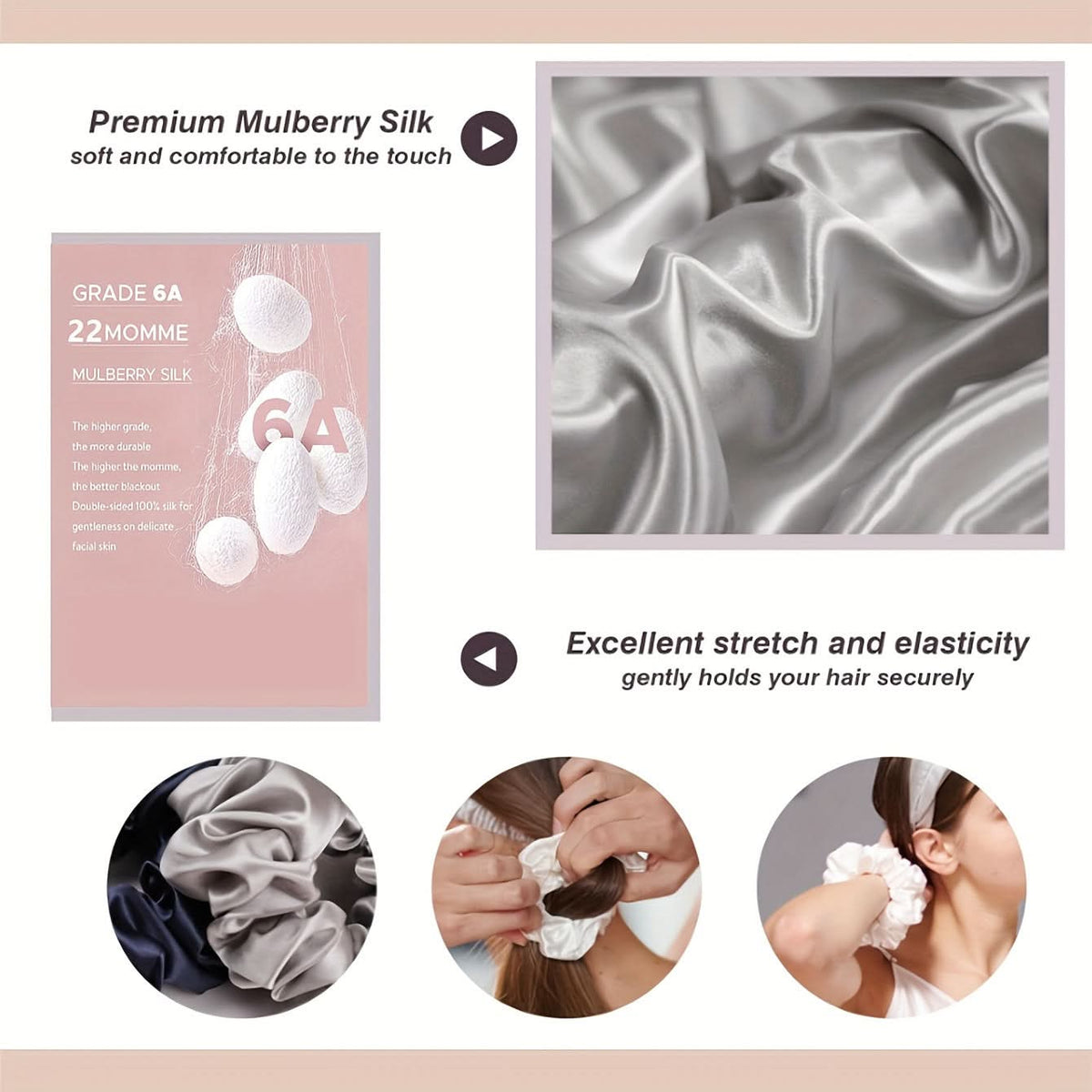 Everyday Elegance: 6-Pack Minimalist Hair Accessories