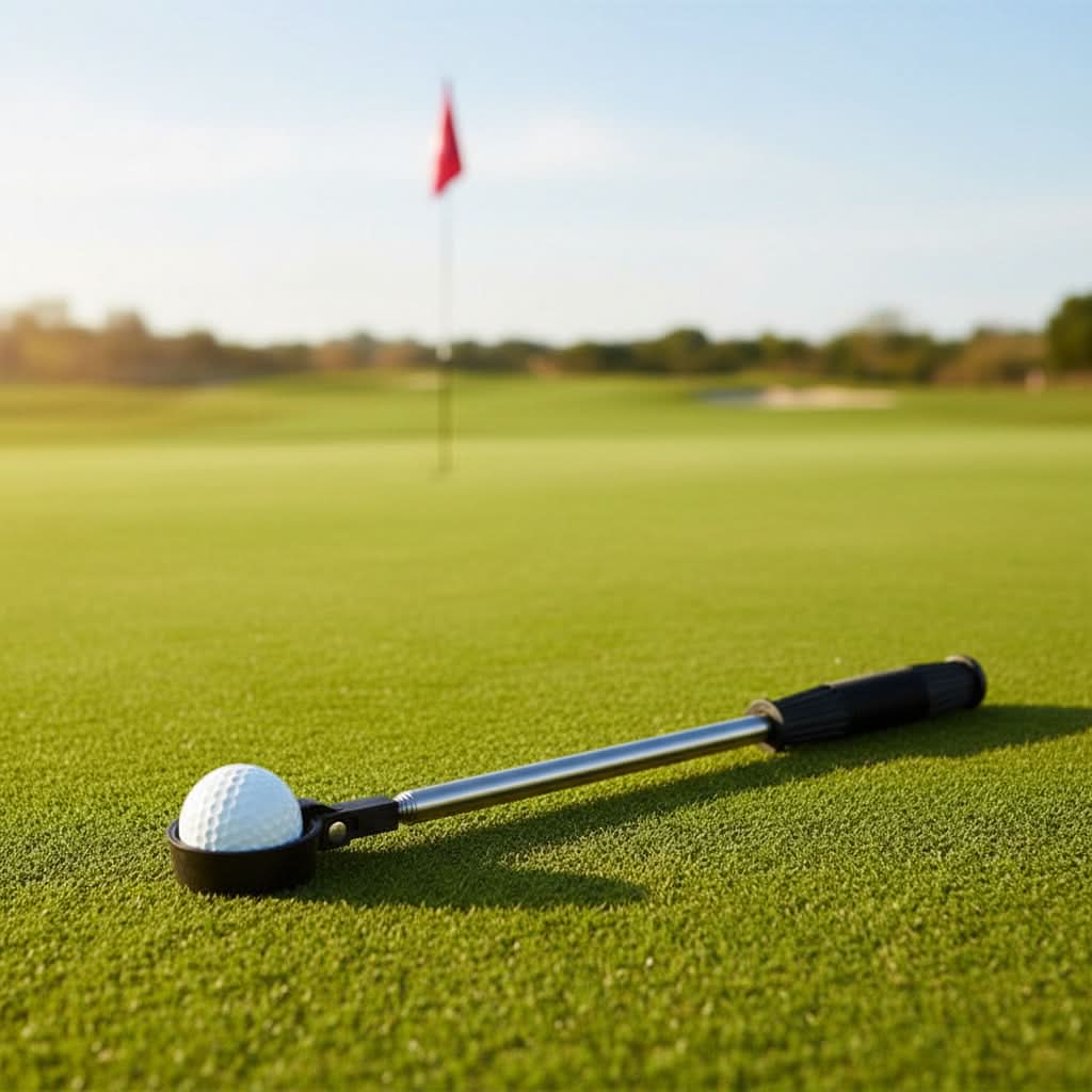 Extendable Steel Golf Ball Catcher for Effortless Retrieval