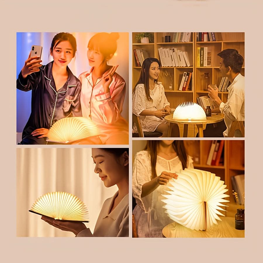 LumaFold – Portable Paper Night Light for Serene Spaces