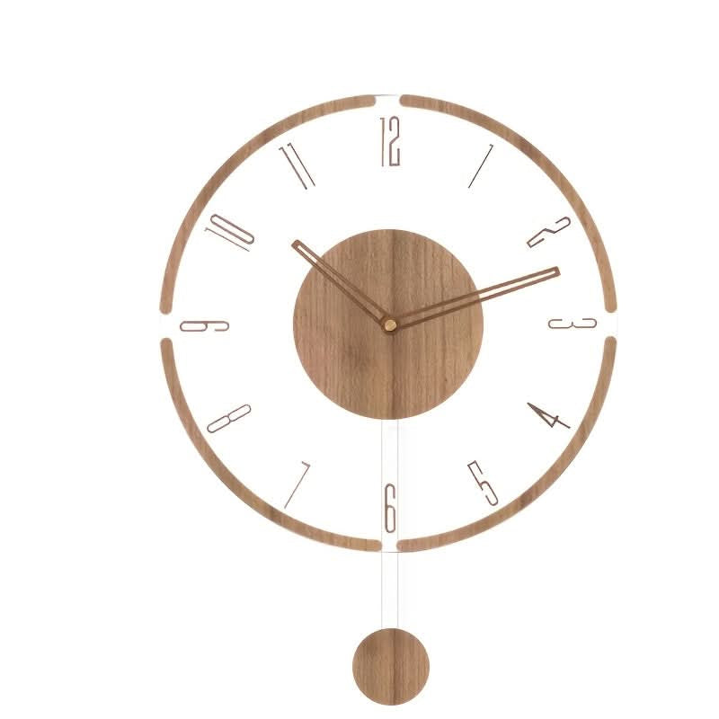 Elegance in Motion: ClearView Swing Wall Timepiece