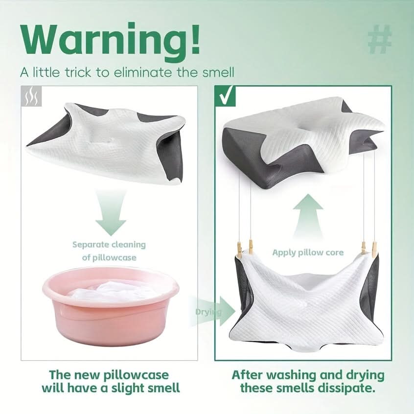ComfortWave – Ergonomic Contoured Memory Foam Neck Support