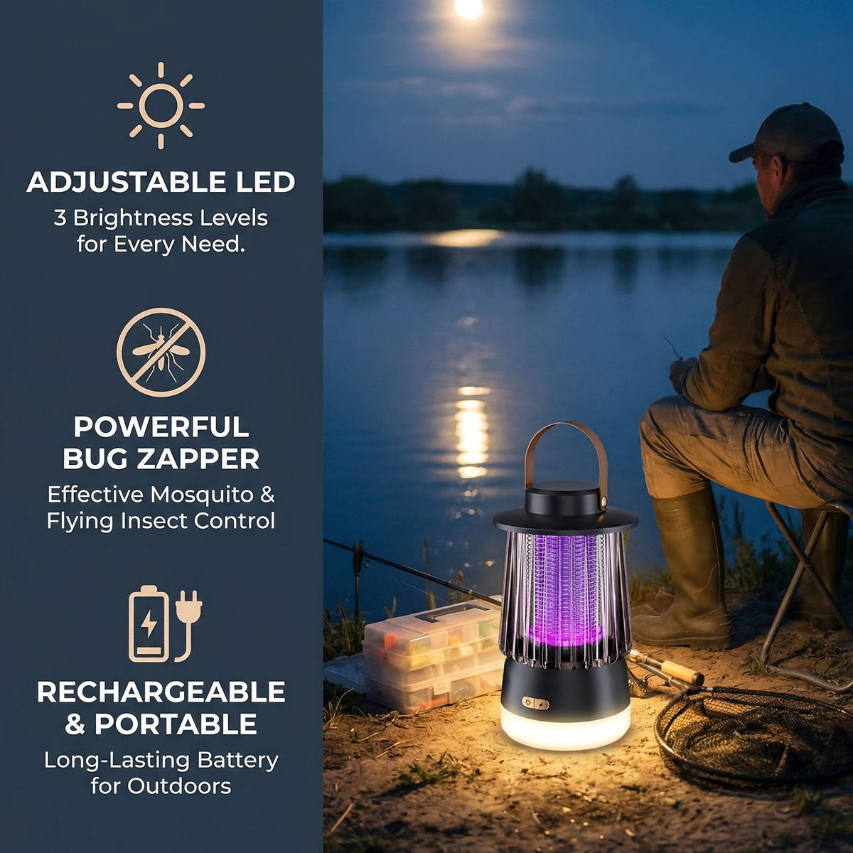 InsectAway – Rechargeable USB Indoor Mosquito Eliminator