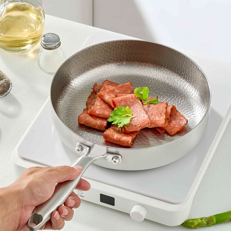 CulinaryEase – Premium Stainless Steel Non-Stick Frying Pan