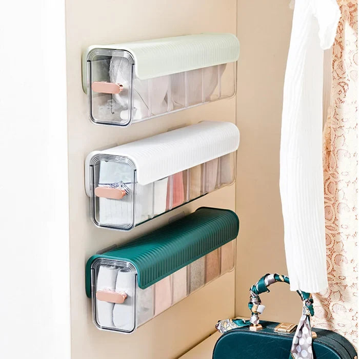 Versatile Wall-Mounted Storage Solution for Clothing