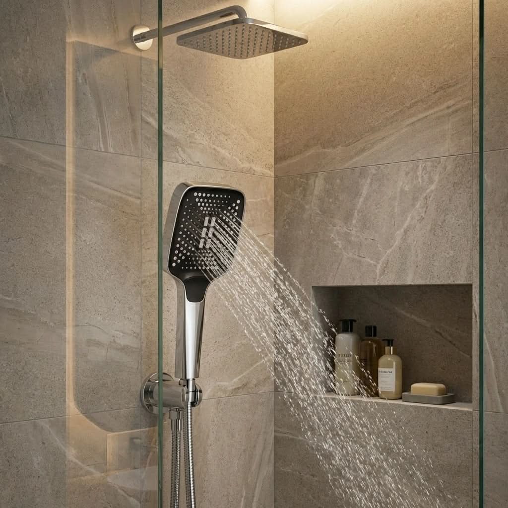 AquaLux – Powerful 3-Mode Rainfall Shower Experience
