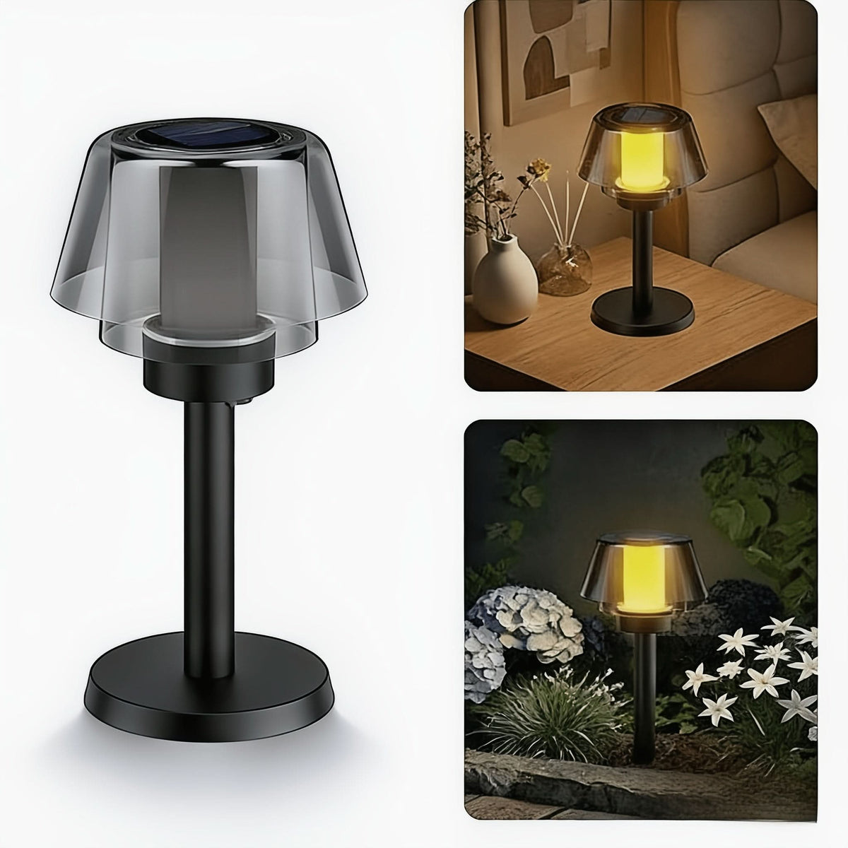 LumiGlow – Versatile Solar Table and Pathway Light
