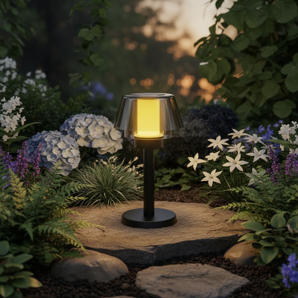 LUMINAIRE – Elegant Solar Flame Light for Outdoor Elegance