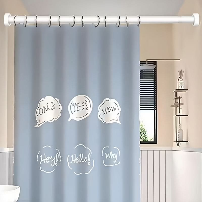 Versatile Adjustable Spring Rod for Smart Home Organization