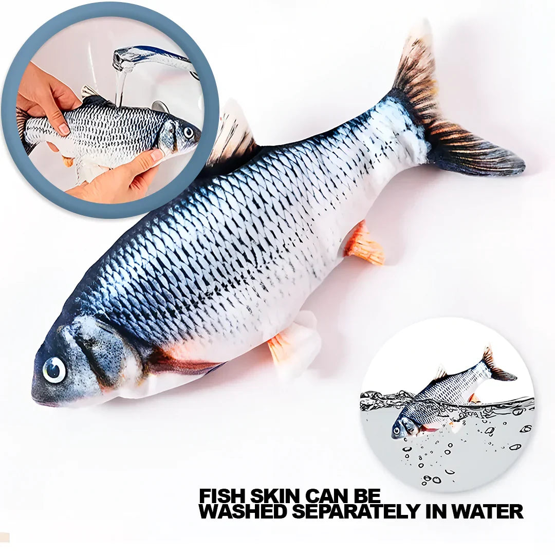 Interactive USB-Driven Floating Fish Toy for Pets