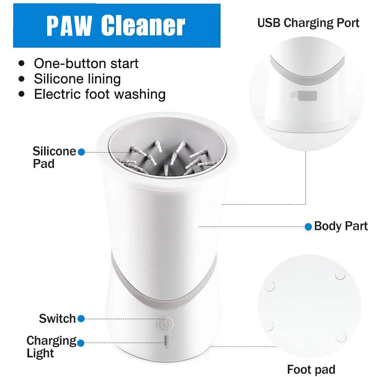 Effortless Pet Paw Washer