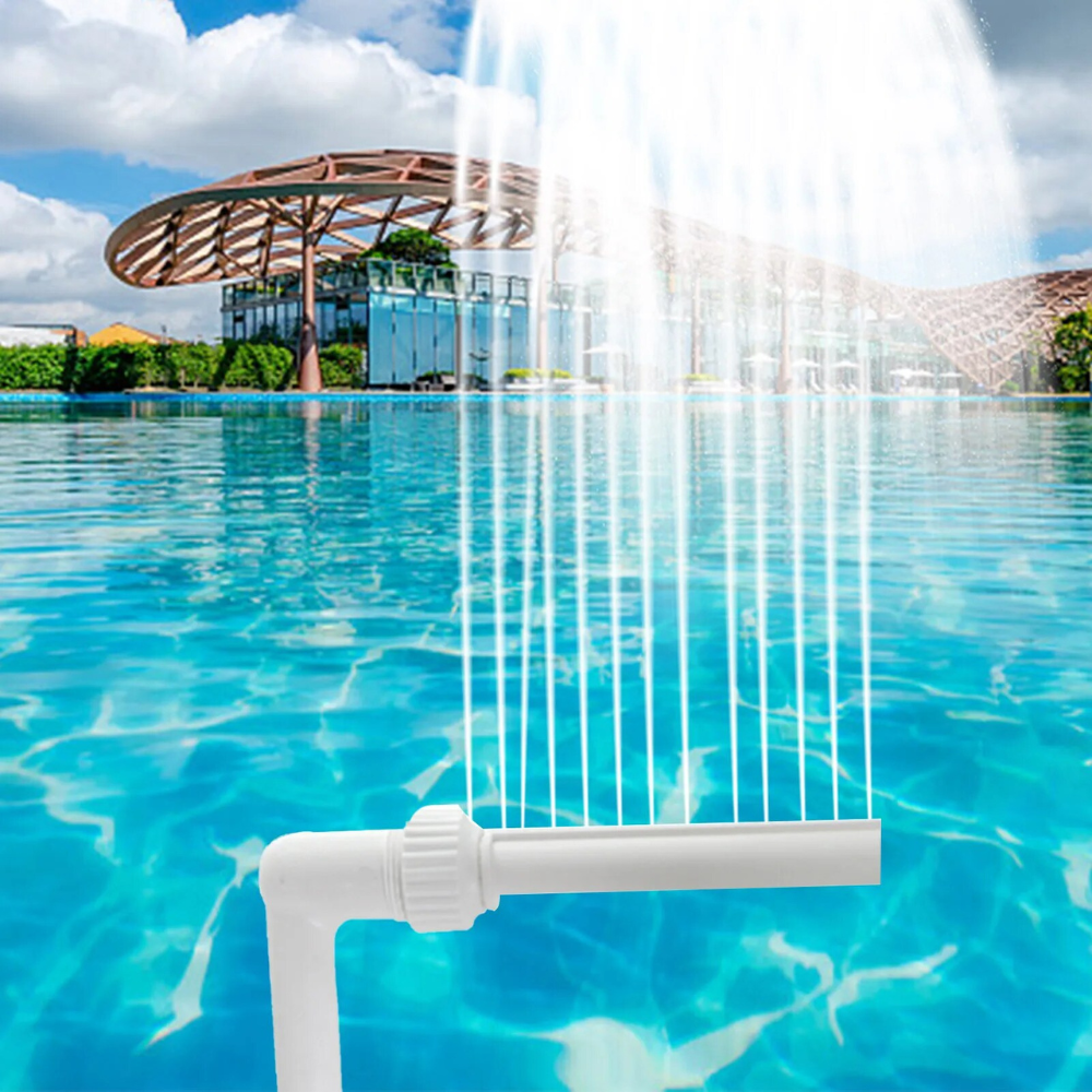 Radiant Pool Waterfall with LED Light Show