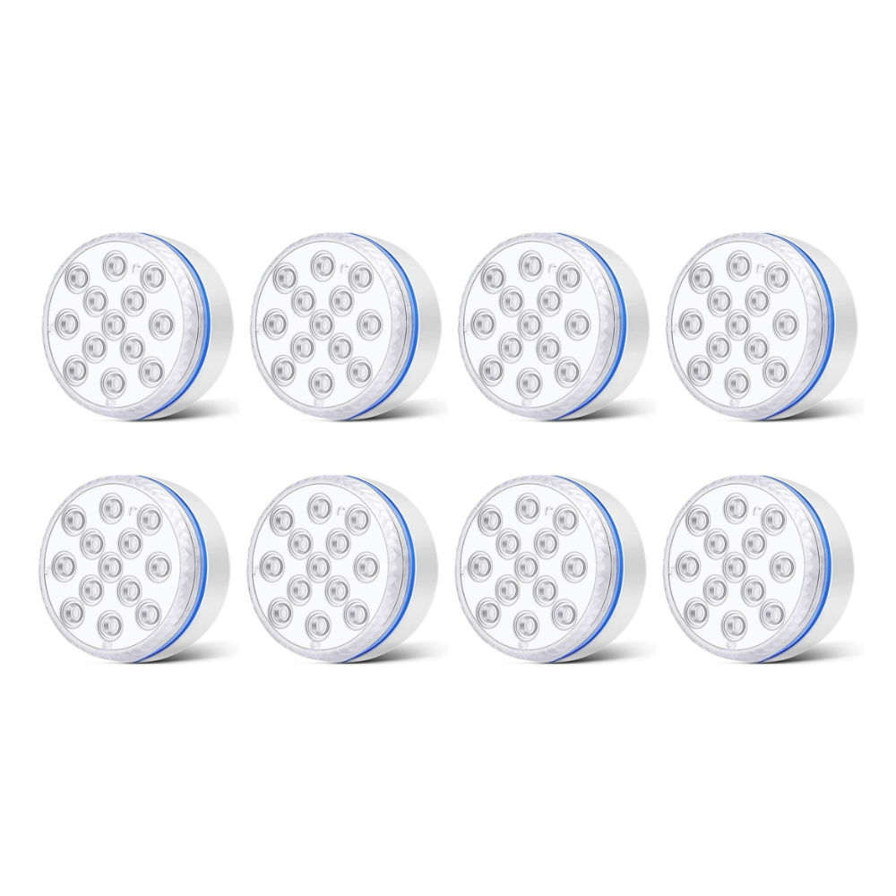 Vibrant Submersible LED Lights for Pool Parties