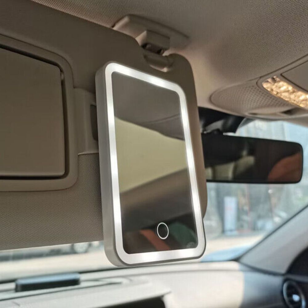 Illuminated Auto Vanity Mirror for Effortless Grooming