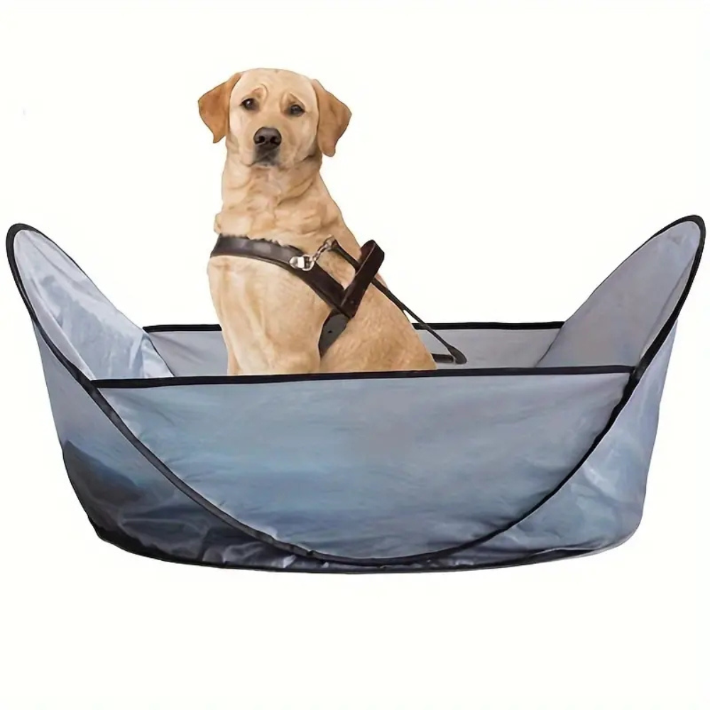 Water-Resistant Pet Grooming Cape for Hassle-Free Fur Cleanup
