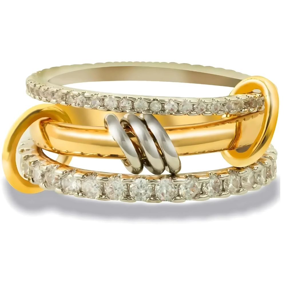 Elegant Gold Layered Ring Set for Everyday Glamour