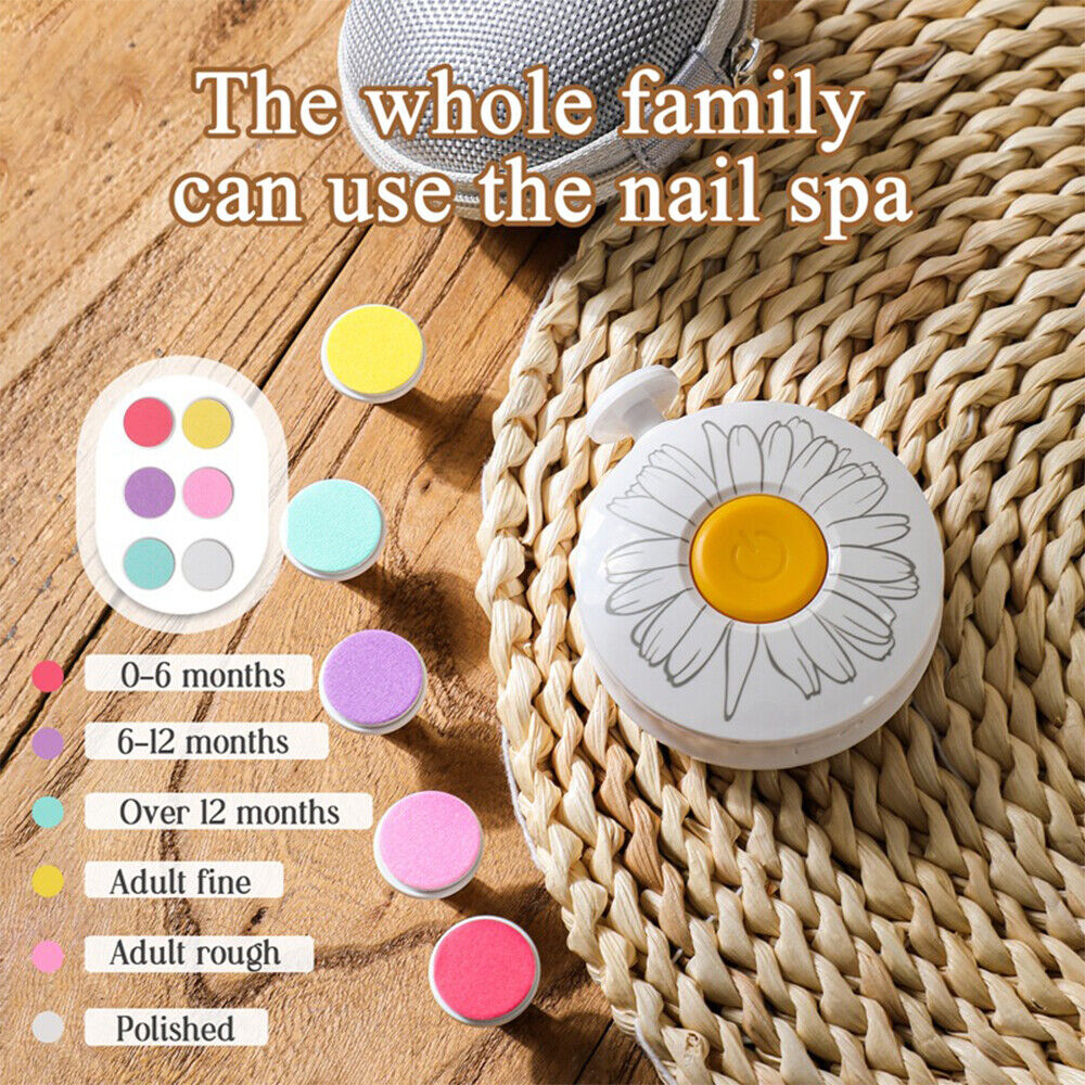 Gentle Baby Nail Care Kit with 6 Specialized Heads
