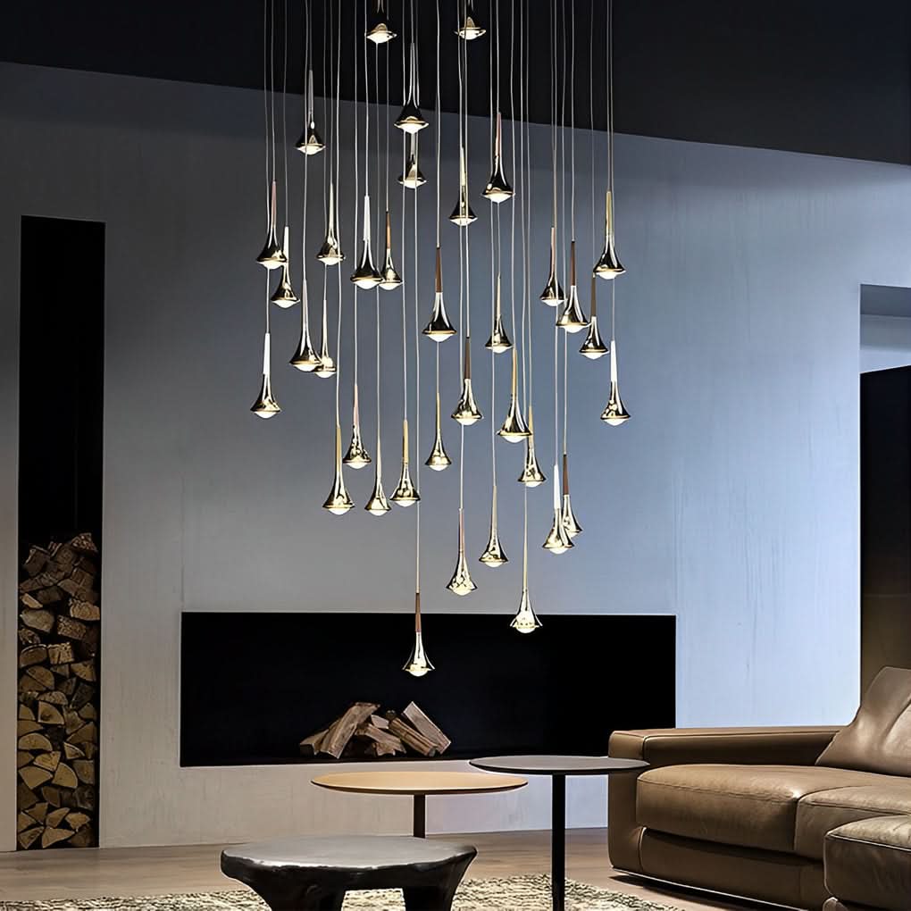AquaSphere – Artistic Pendant Light for Cozy Atmospheres