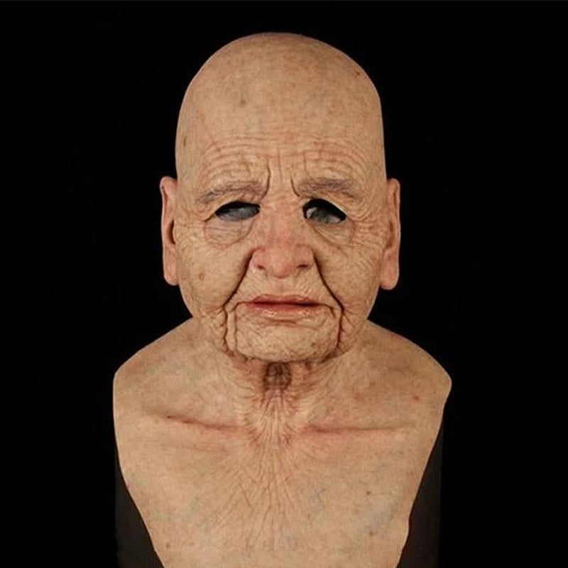 Lifelike Full-Face Latex Mask for Halloween & Cosplay Events