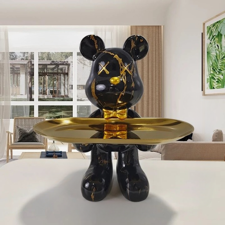 Bruno Bear Table Decoration – Stylish Storage Figure