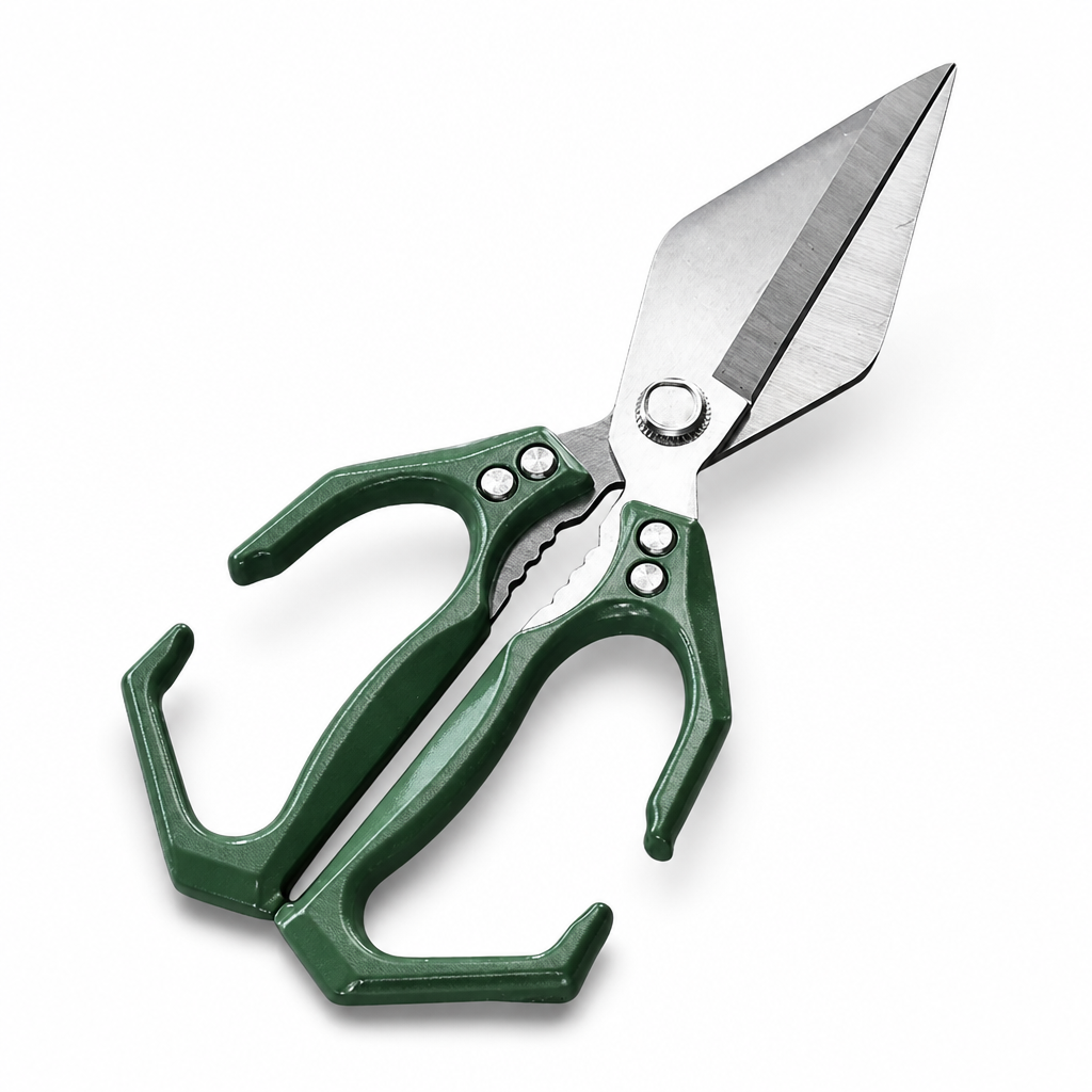 Stainless Steel Kitchen Scissors with Textured Handle