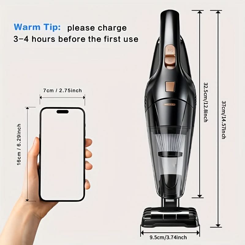 SwiftClean – Cordless Handheld Vacuum for Home & Car