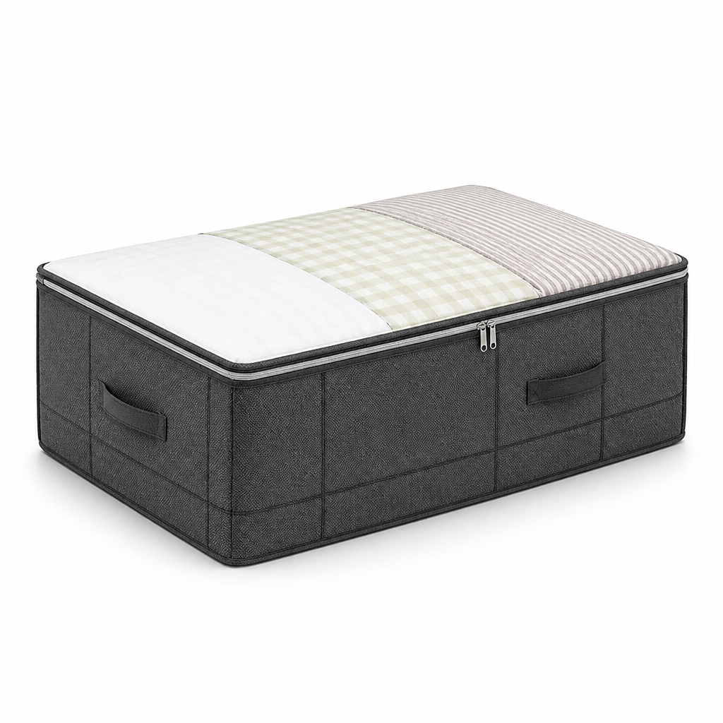 Foldable Large-Capacity Non-Woven Underbed Organizer (Top Zipper)