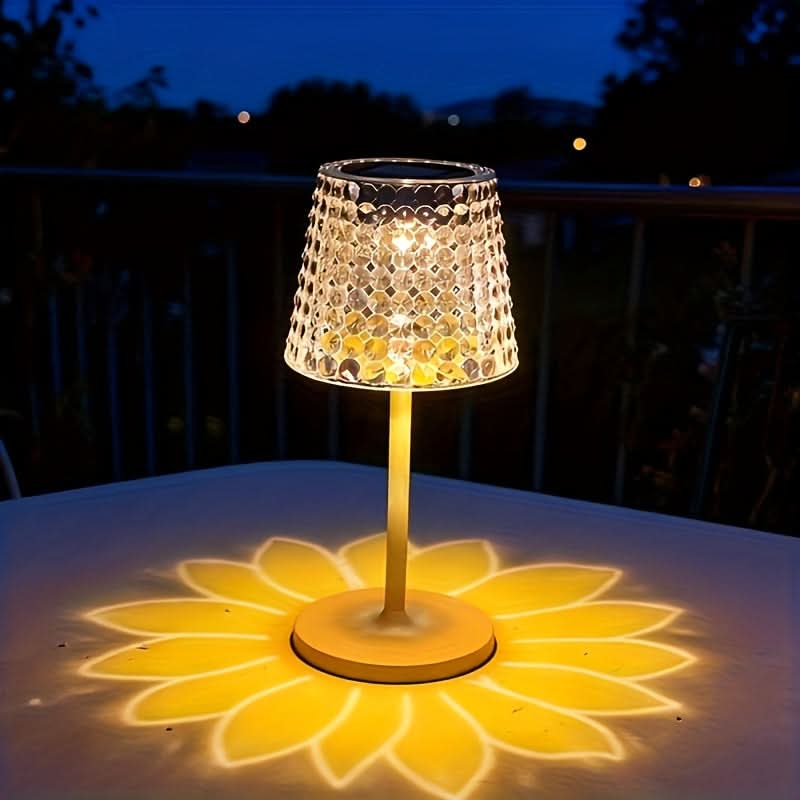 LumiBloom – Solar-Powered Decorative Projection Lamp