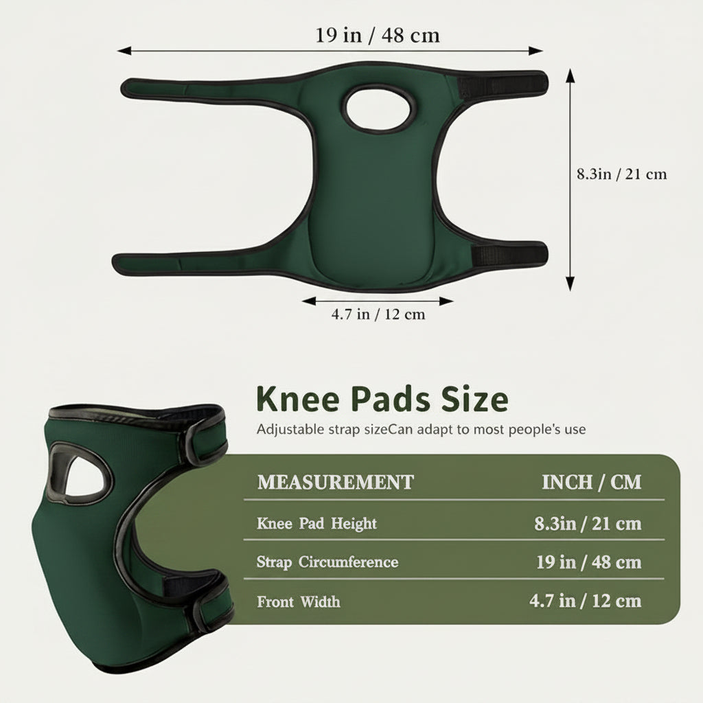 ComfortFit Adjustable Knee Guards for Gardeners