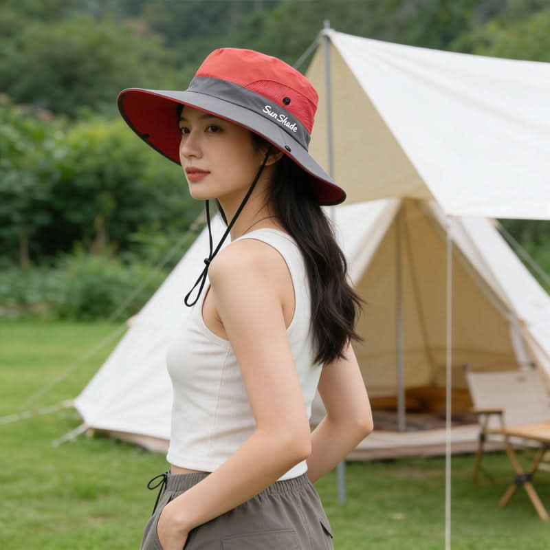 Explorer's Wide Brim Outdoor Hat with Ventilated Design