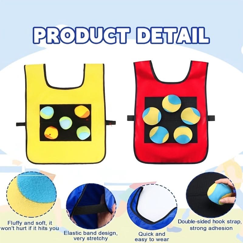 FunSphere - Interactive Sticky Ball Game for Outdoor Adventures