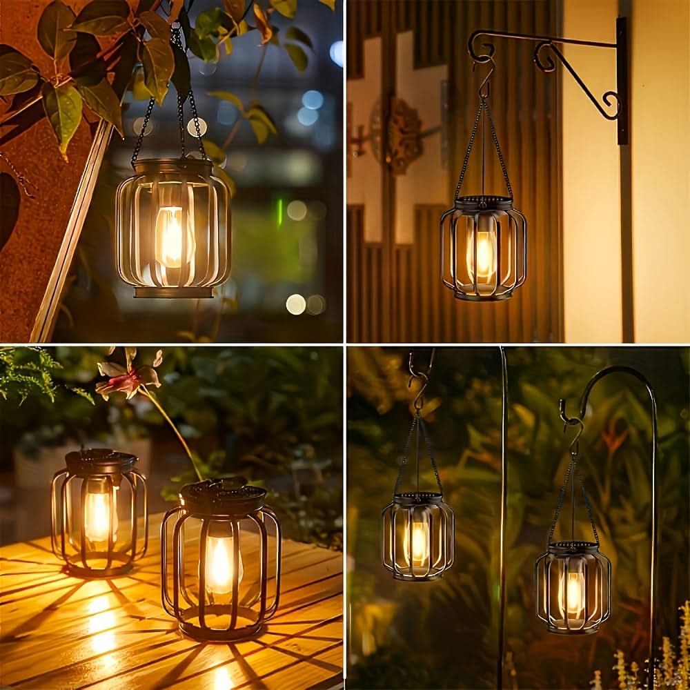 LumaGlow – Elegant Solar Lantern for Outdoor Ambiance
