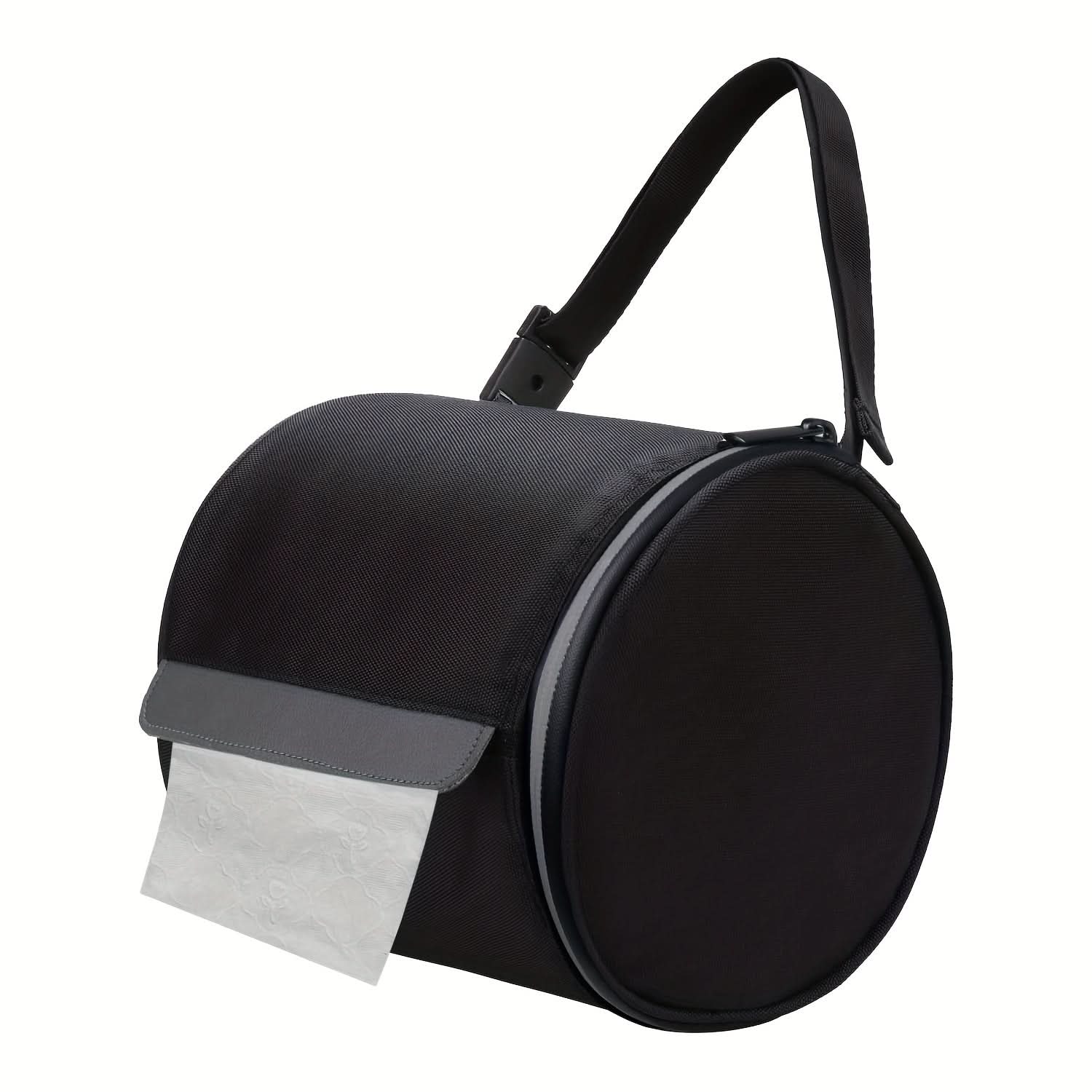 Stylish Geometric Toilet Paper Organizer with Fabric Cover