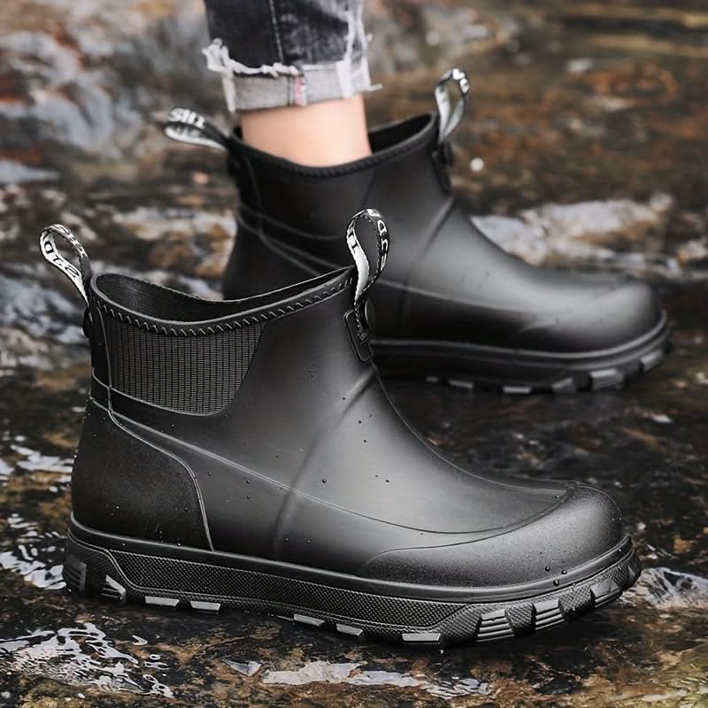 WeatherGuard - Stylish Slip-On Rain Boots for All Outdoors