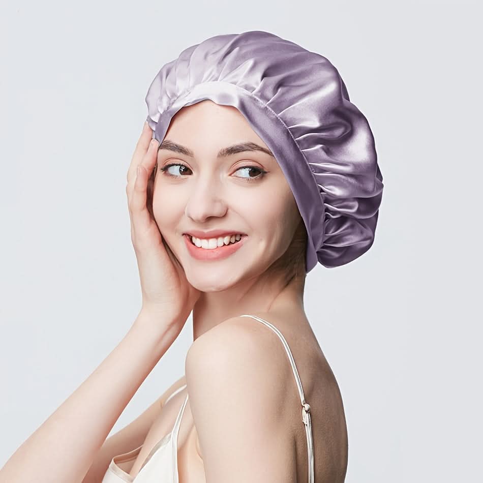 SilkDream Adjustable Sleep Bonnet for Hair Protection